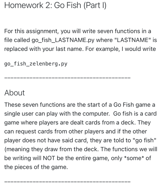 program to create fish card game in python 4